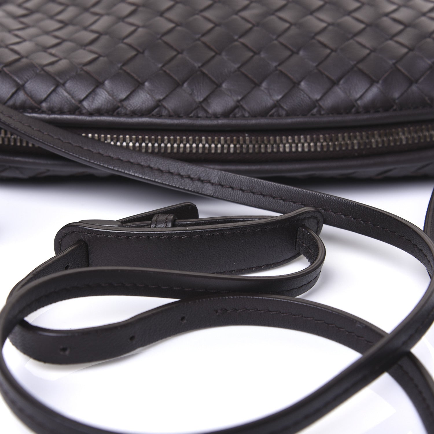 Bottega Veneta Nappa Intrecciato Nodini Bag Ebano 13 of 16