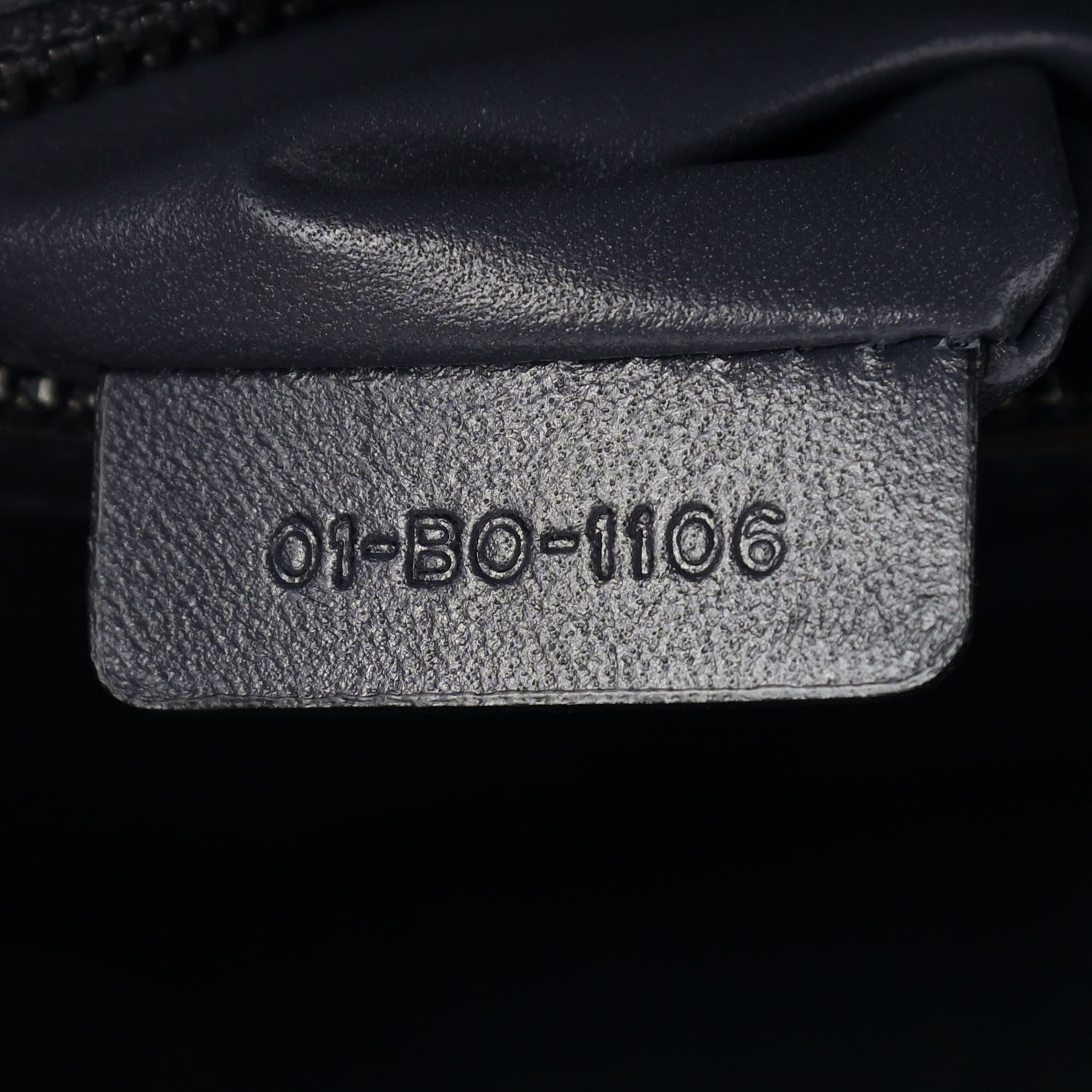 Christian Dior Metallic Calfskin Micro-Cannage Medium Diorama Flap Bag Graphite 8 of 14
