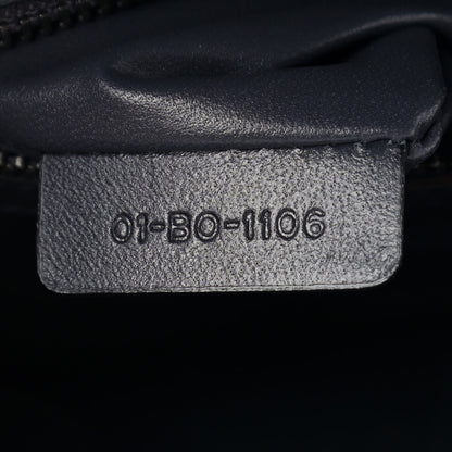 Christian Dior Metallic Calfskin Micro-Cannage Medium Diorama Flap Bag Graphite 8 of 14