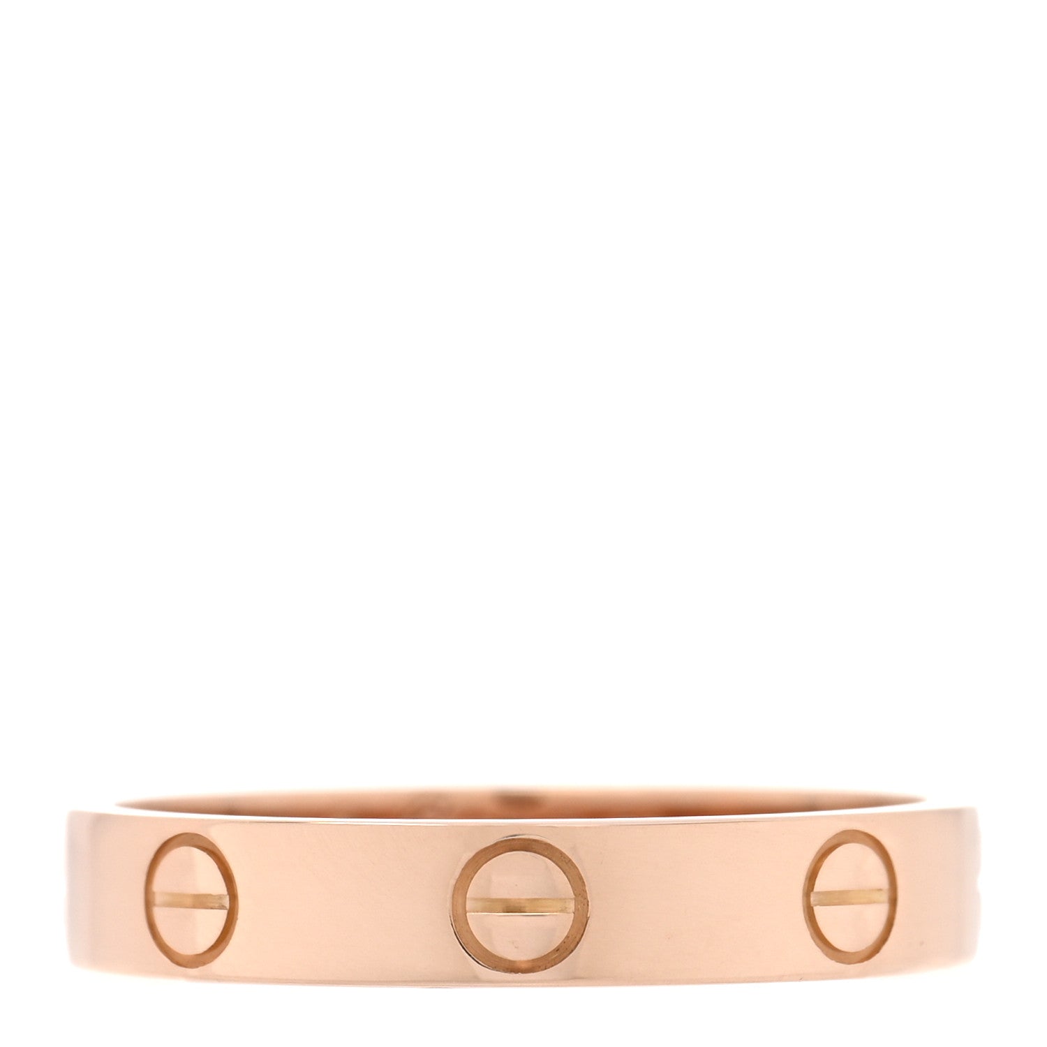 Cartier 18K Pink Gold 3.5mm LOVE Wedding Band Ring 56 7.5 1 of 4