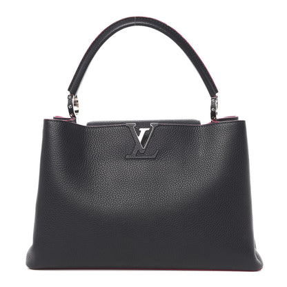 Louis Vuitton Taurillon Capucines MM Cobalt Fuchsia 1 of 10