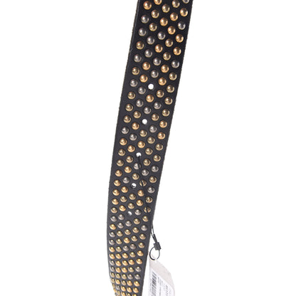 Gucci Calfskin Studded Feline Belt 110 44 Black 4 of 6
