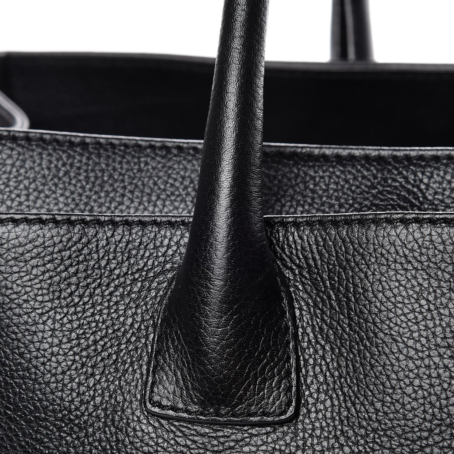 Chanel Calfskin Cerf Executive Shopper Tote Black 18 of 18