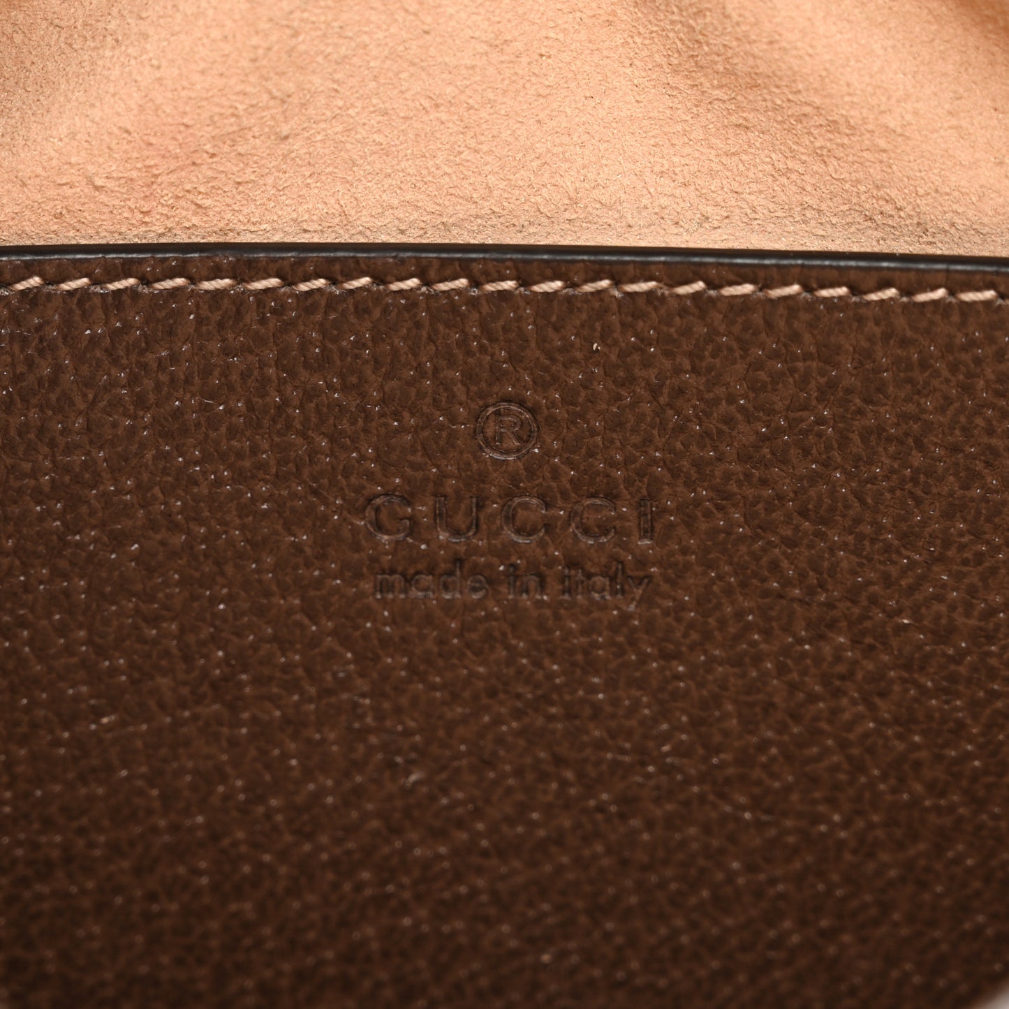 GG Supreme Monogram Web Mini Ophidia Shoulder Bag Brown