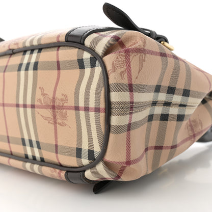 Burberry Haymarket Check Small Northfield Tote Chocolate 11 of 15