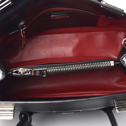 Prada Saffiano Cuir Twin Tote Black 6 of 9