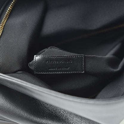 Saint Laurent Smooth Calfskin Letters Fold-Over Clutch Black 7 of 11