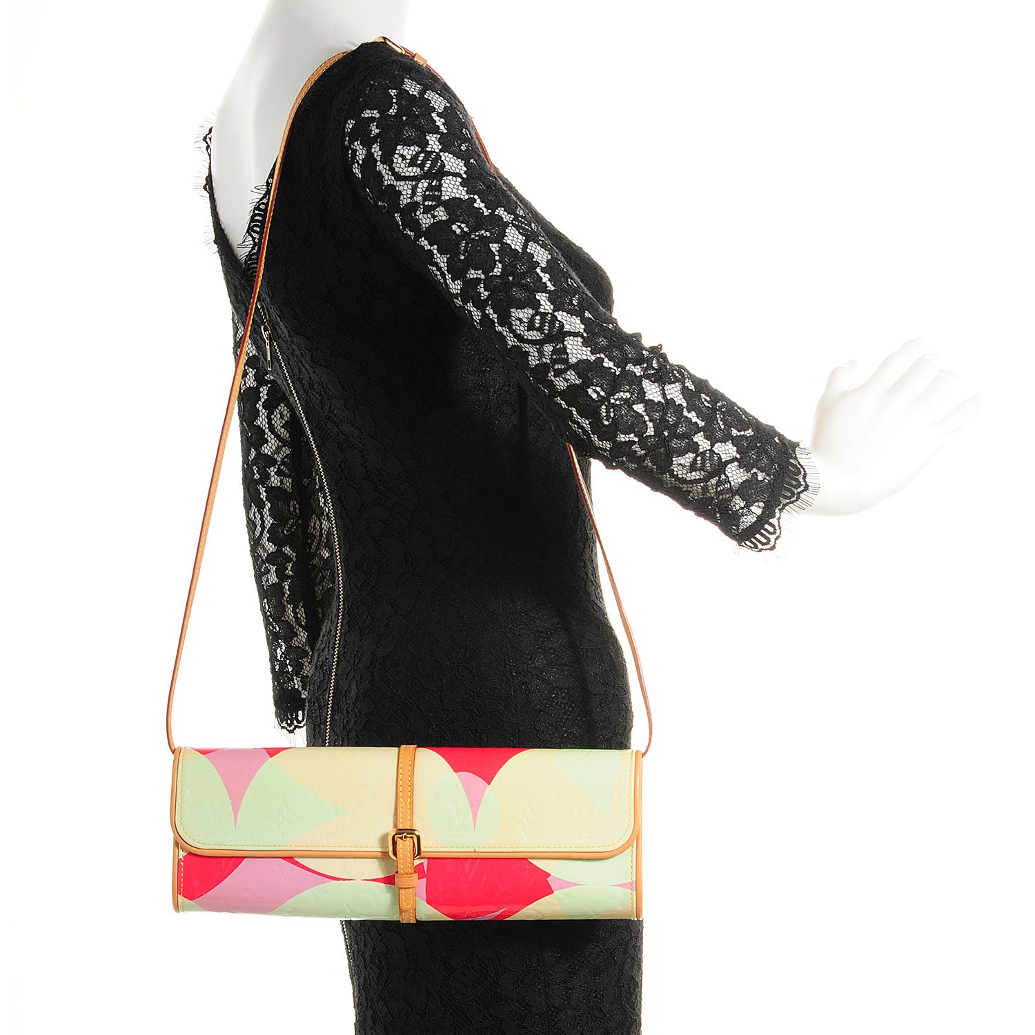 Louis Vuitton Vernis Fleurs Pochette 2 of 7