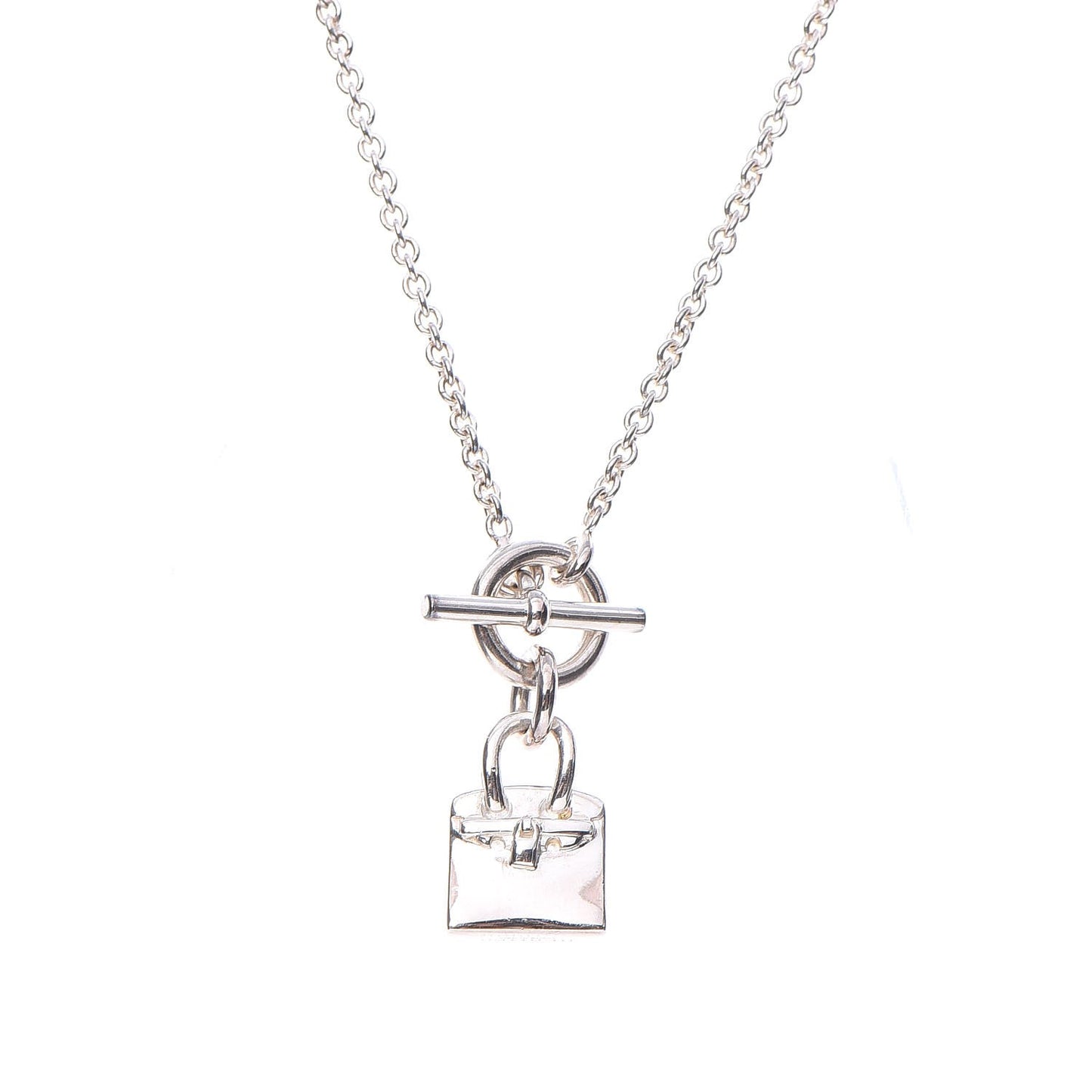 Sterling Silver Birkin Amulette Pendant Necklace