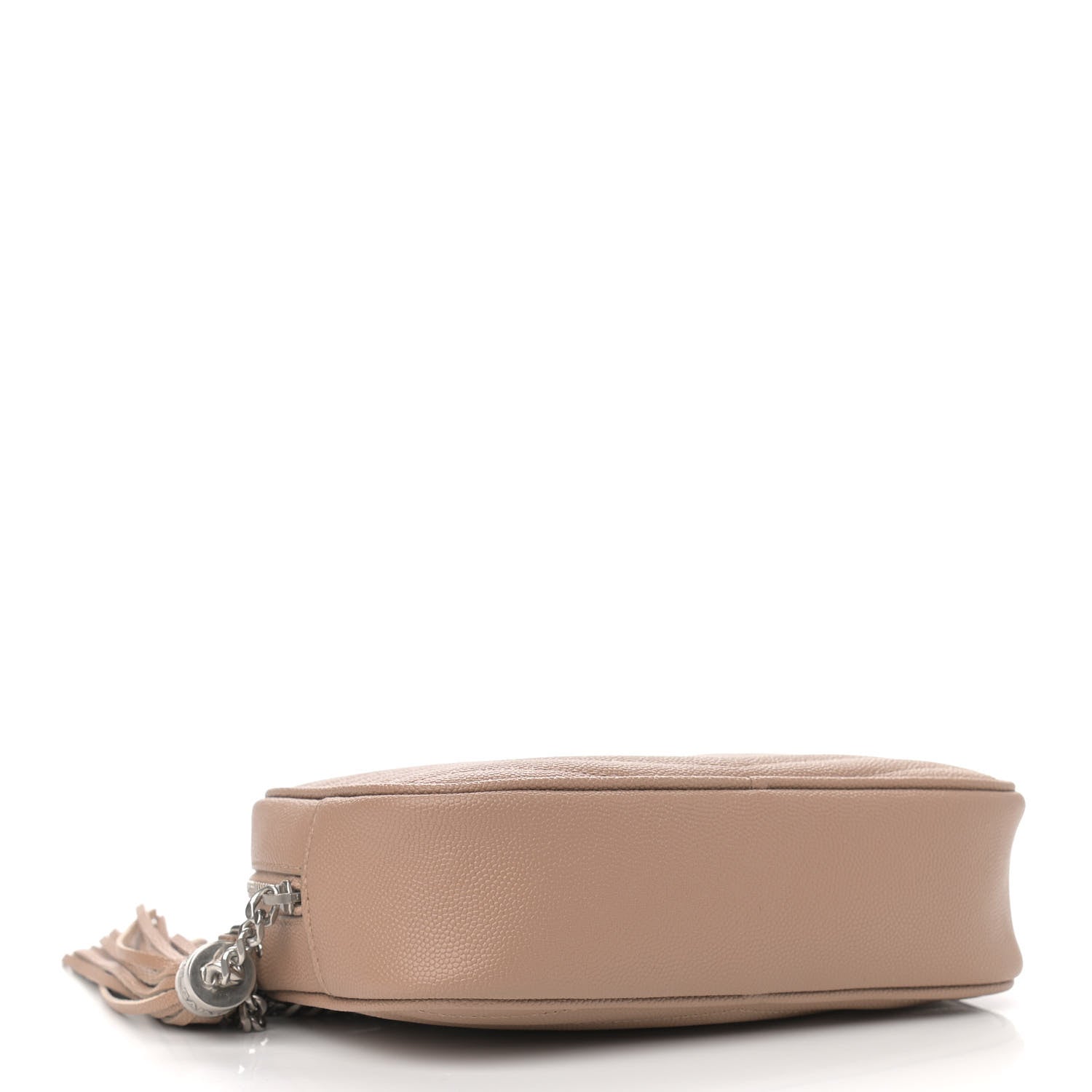 Saint Laurent Grain De Poudre Matelasse Monogram Mini Lou Camera Bag Dark Beige 4 of 12