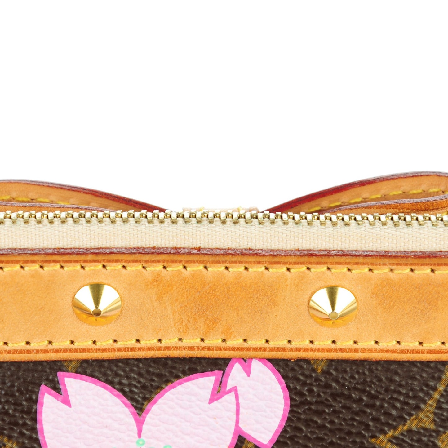 Monogram Cherry Blossom Pochette Accessories Brown