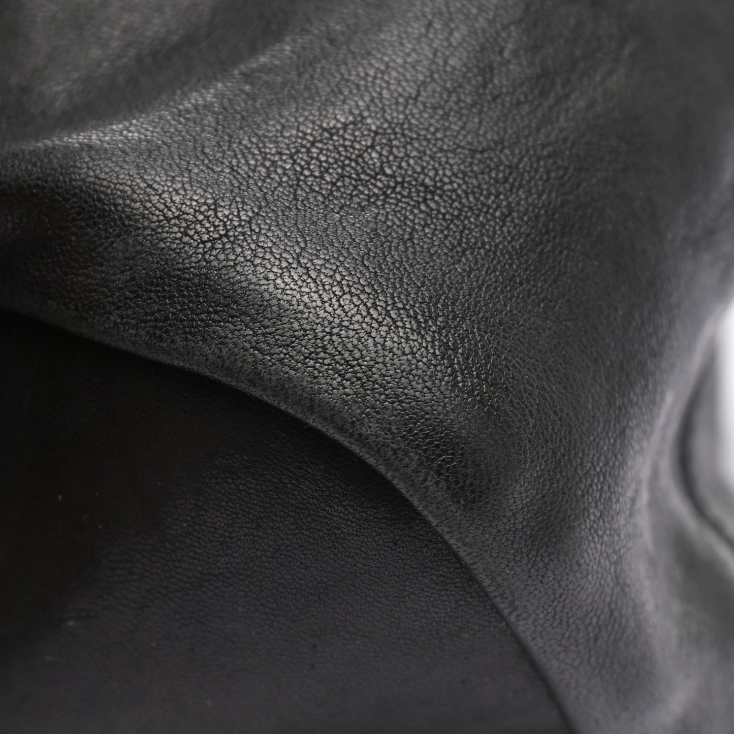 Lambskin Nightingale North South Tote Black