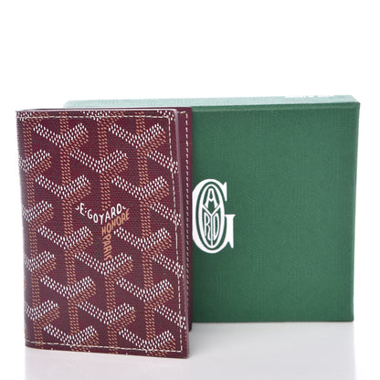 Goyard Goyardine Saint Marc Folding Card Case Bordeaux 7 of 7