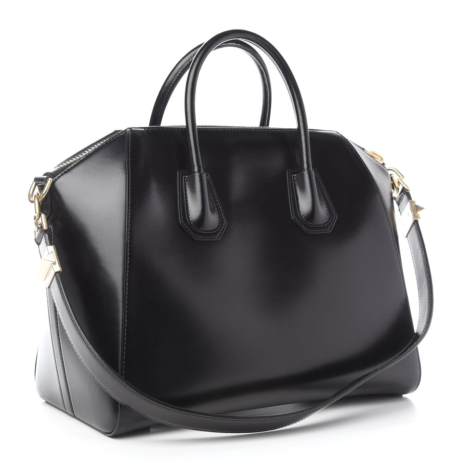 Givenchy Shiny Lord Calfskin Medium Antigona Black 3 of 9