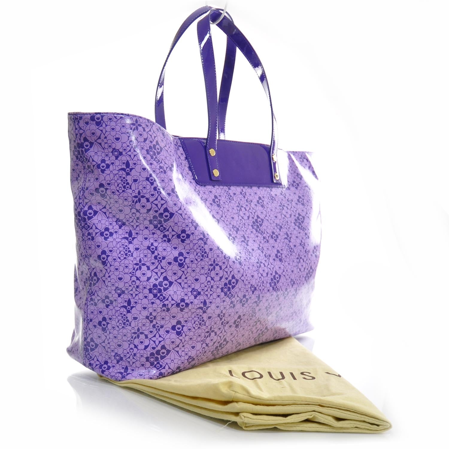 Louis Vuitton Cosmic Blossom GM Tote Violet 2 of 7