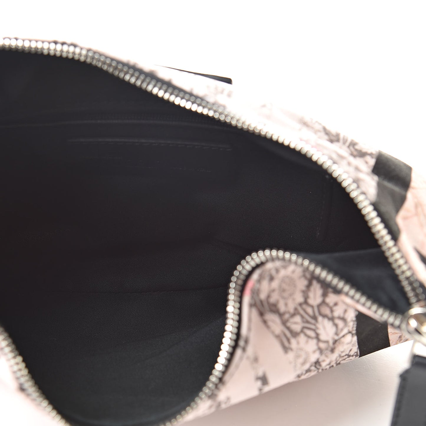 Silk Floral Print De Manta Clutch Blush