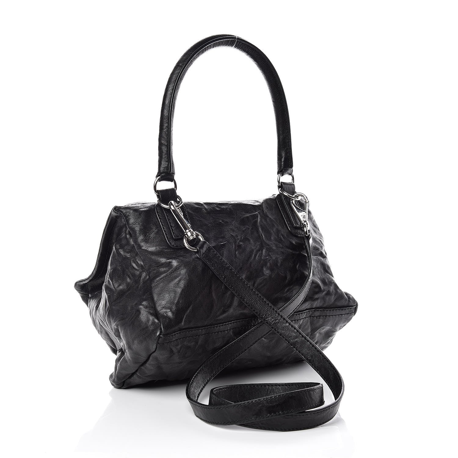 Givenchy Tumbled Sheepskin Small Pandora Black 3 of 9