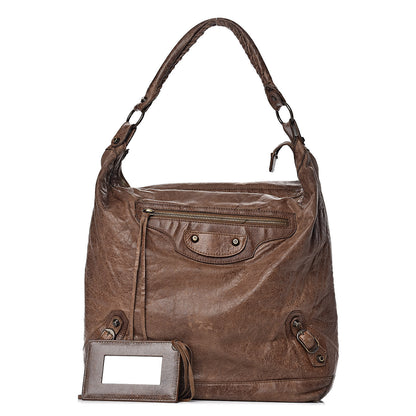 Balenciaga Agneau Classic Hardware Day Hobo Sienna 1 of 19