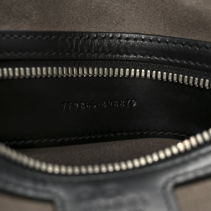 Gucci Guccissima Signature Small Messenger Bag Black 7 of 11