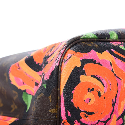 Louis Vuitton Monogram Roses Neverfull MM 9 of 15