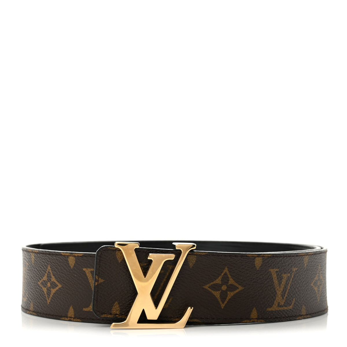 Epi 30mm LV Initiales Reversible Belt 85 34 Black