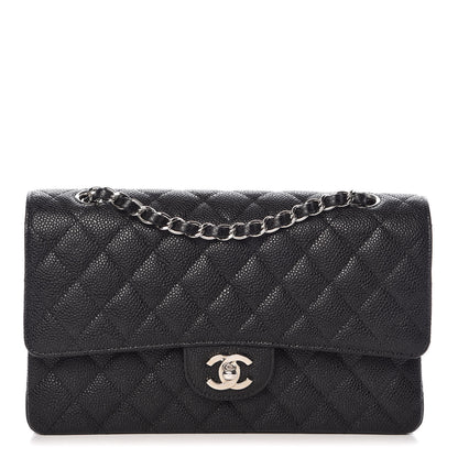 Chanel Caviar Quilted Medium Double Flap Black 1 of 10