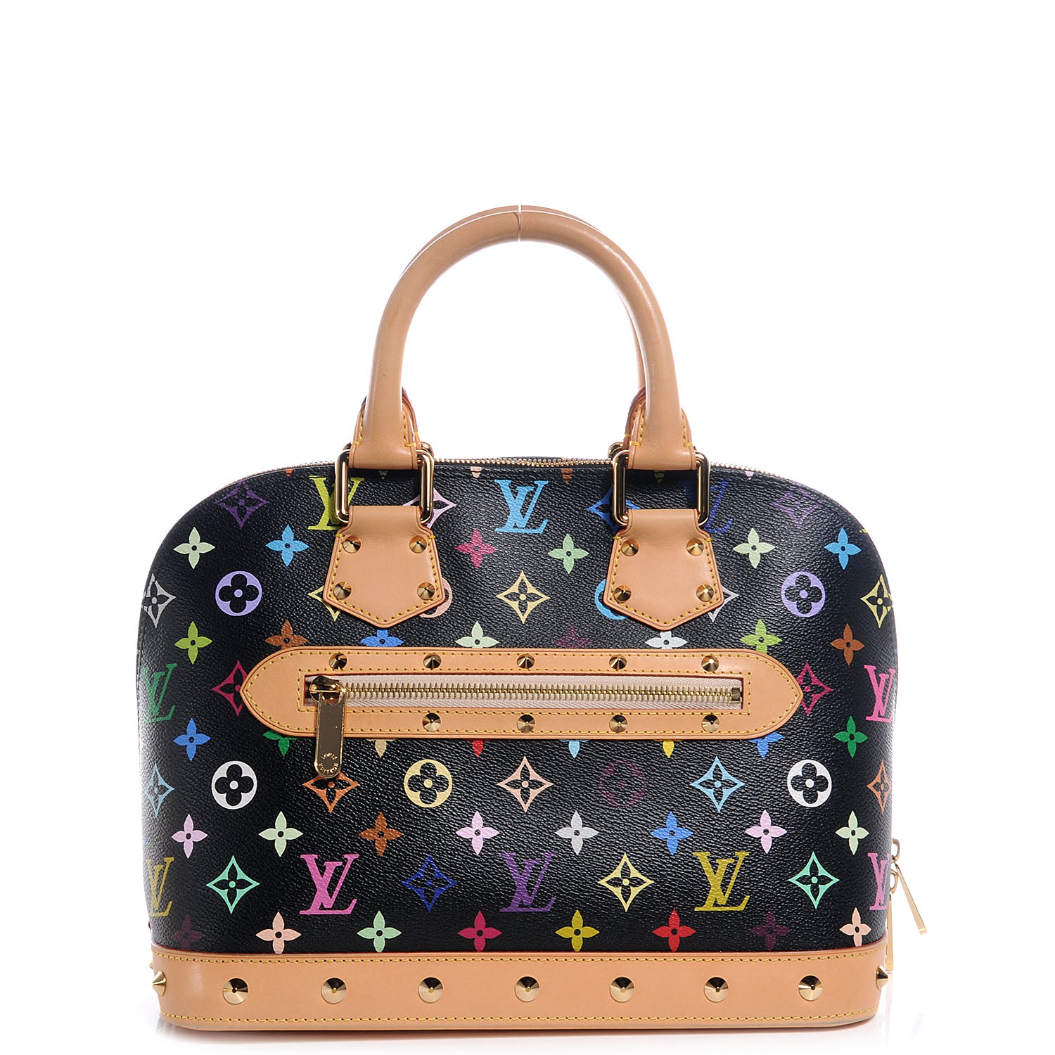 Louis Vuitton Monogram Multicolor Alma Black 1 of 7