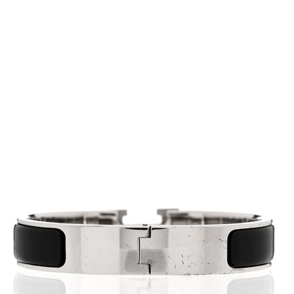 Hermes Enamel Narrow Clic Clac H Bracelet GM Black 3 of 4