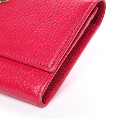 Gucci Calfskin Garden Continental Wallet Pink 9 of 11
