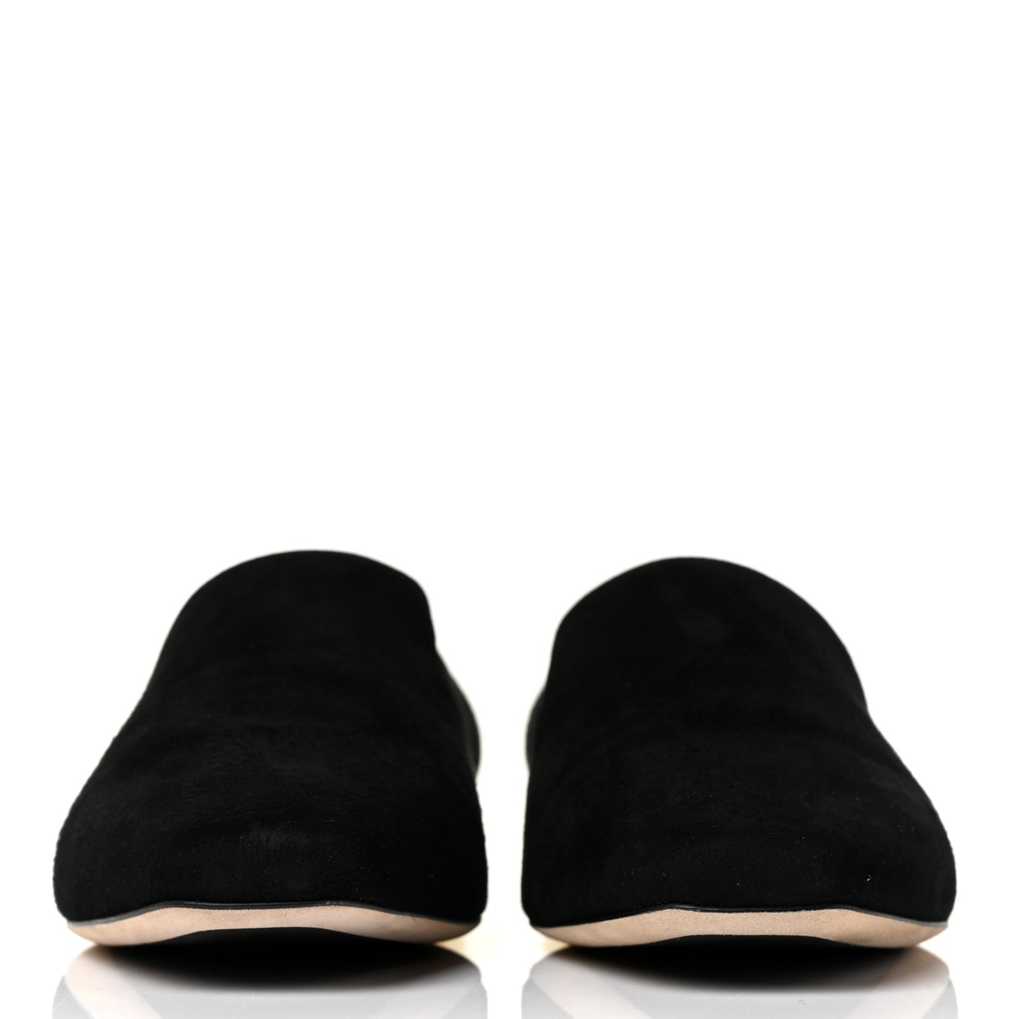 Suede Jaida Flat Loafer 38 Black