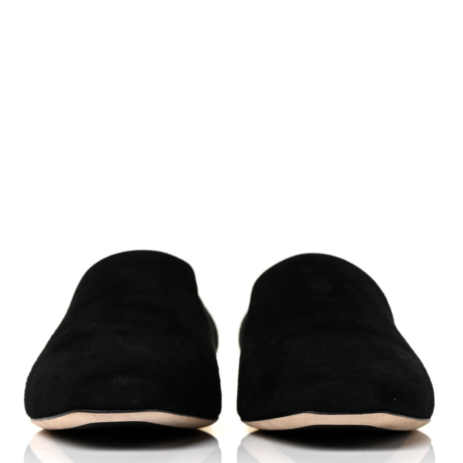 Jimmy Choo Suede Jaida Flat Loafer 38 Black 2 of 8