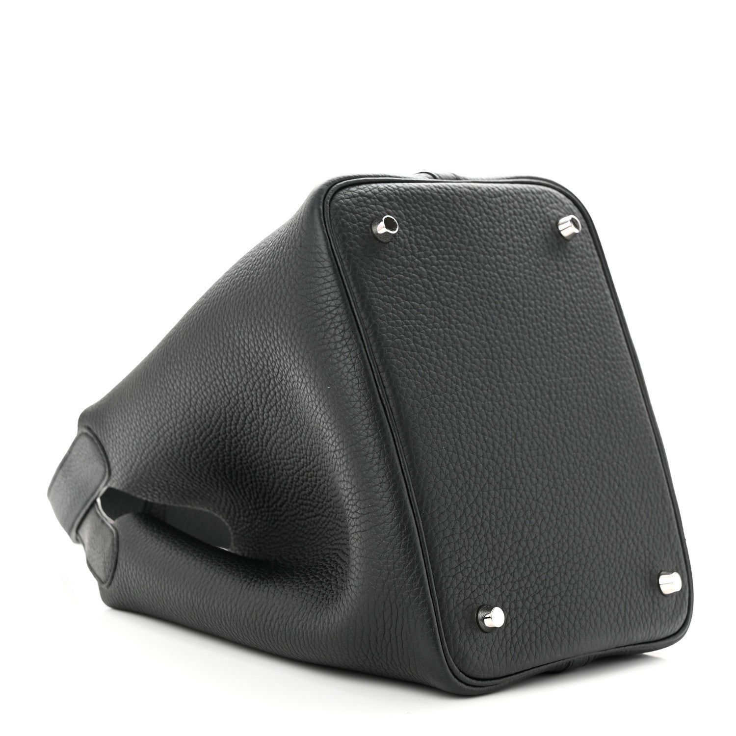Hermes Taurillon Clemence Picotin Lock 22 MM Black 4 of 12