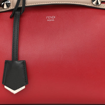 Fendi Vitello Dolce 4 Color Medium By The Way Boston Bag Fragola Black Multicolor 14 of 15