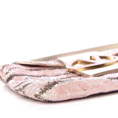 Valentino Garavani Sequin Shoulder Bag Pink 7 of 13