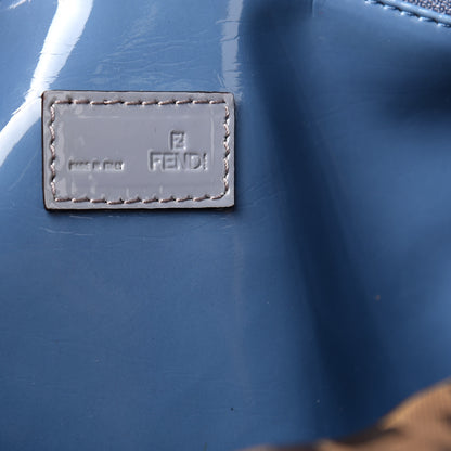 Fendi Nylon Zucca Patent Large Chef Shopper Tote Blue 8 of 9
