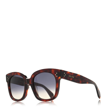 Celine Acetate Polarized Square Sunglasses CL40002U Tortoise 1 of 8