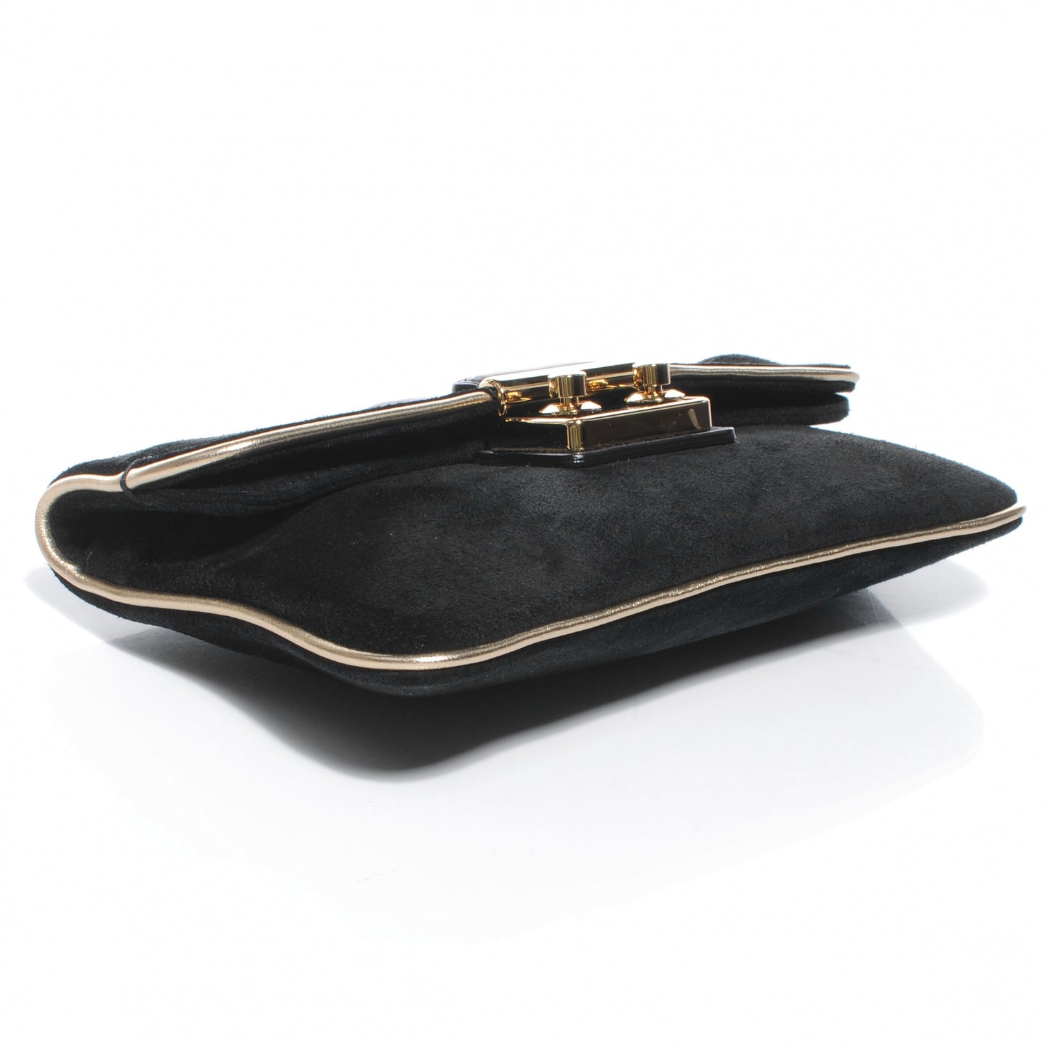 Louis Vuitton Suede SC Slim Clutch Coal 4 of 8
