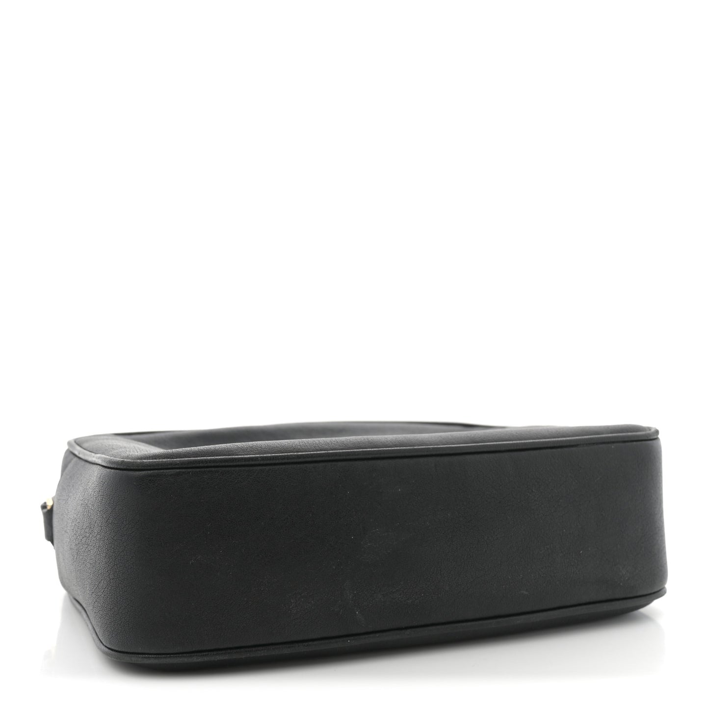 Grained Lambskin Monogram Lou Camera Bag Black