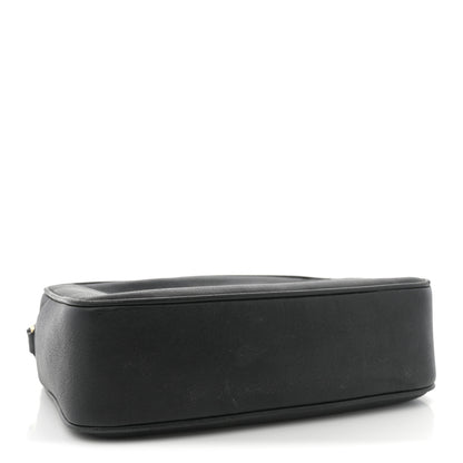Saint Laurent Grained Lambskin Monogram Lou Camera Bag Black 4 of 12
