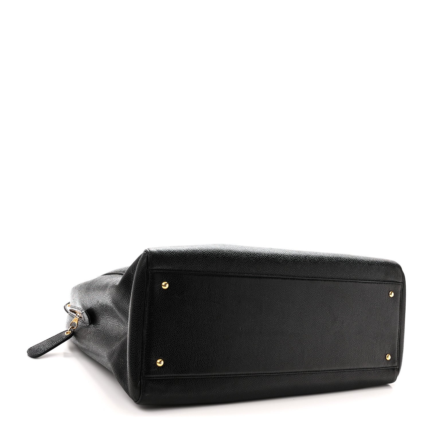 Chanel Caviar Large CC Shoulder Bag  Black 4 of 10