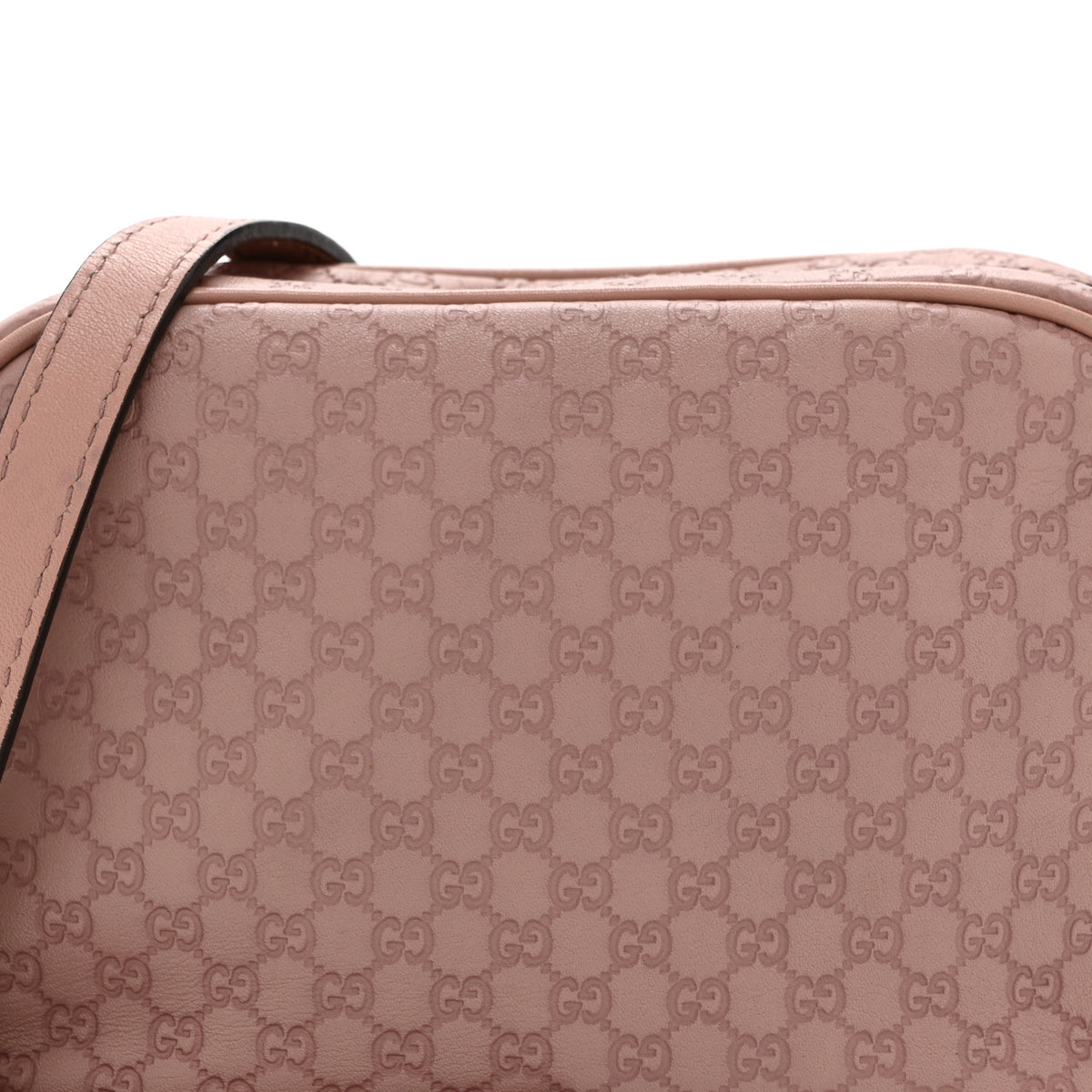 Microguccissima Sunshine Disco Crossbody Bag Light Pink