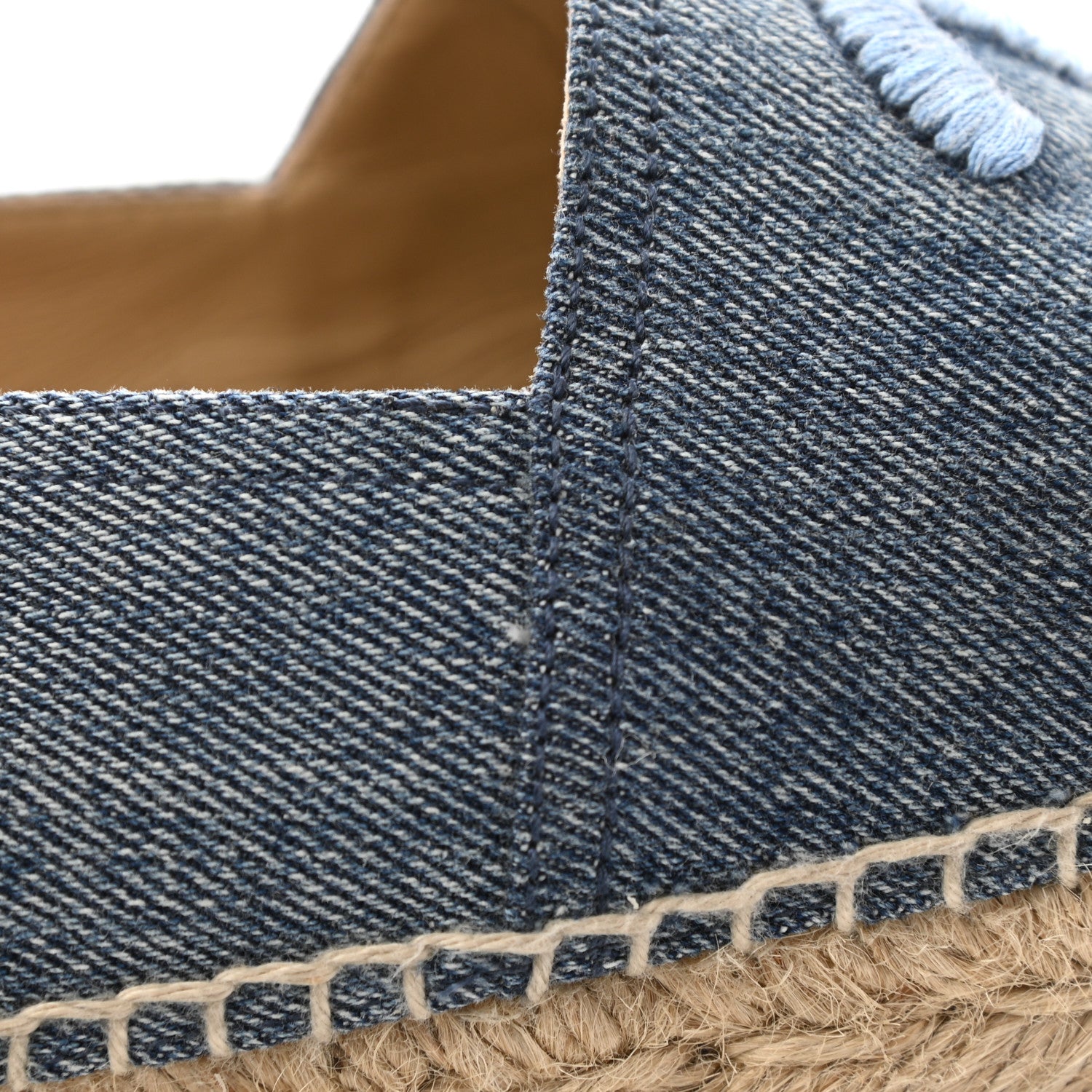 Chanel Denim CC Espadrilles 41 Blue Black 12 of 13