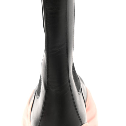 Bottega Veneta Calfskin The Tire Chelsea Boots 40 Black Peachy 9 of 11