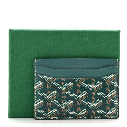 Goyard Goyardine Saint Sulpice Card Holder Green 7 of 7