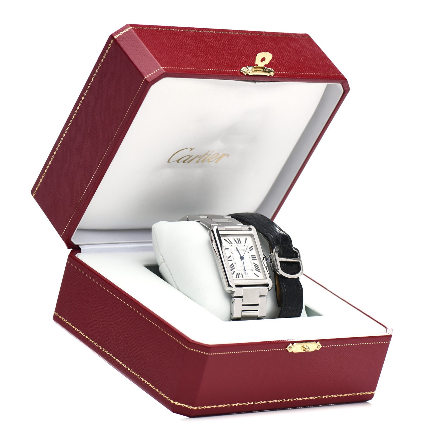 Stainless Steel 31mm Tank Solo Automatic Watch
