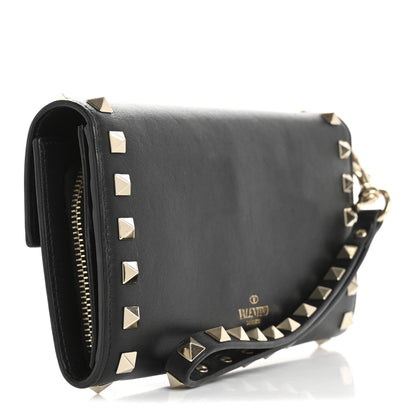 Valentino Garavani Nappa Rockstud Wristlet Clutch Black 3 of 15
