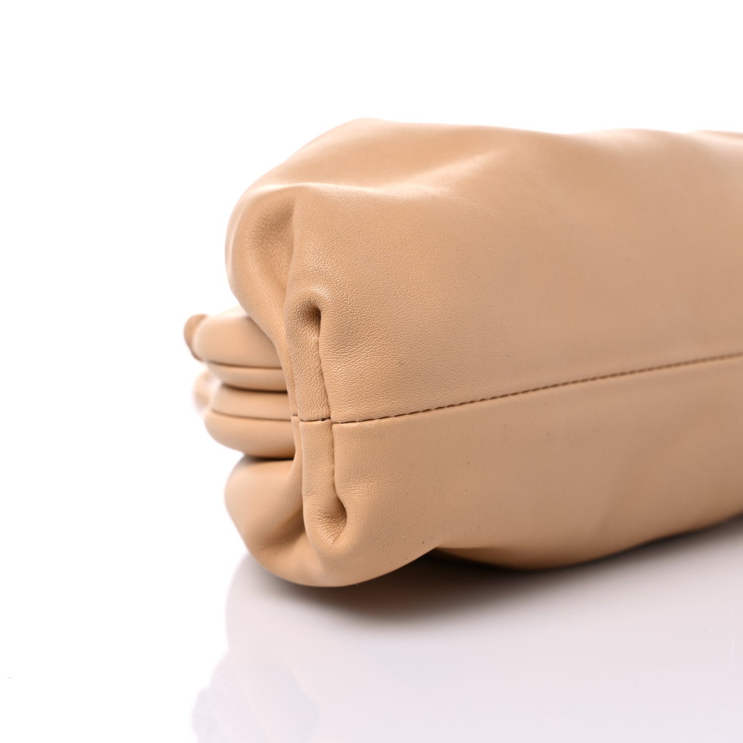 Butter Calfskin The Mini Pouch Almond