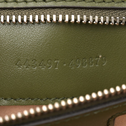 Gucci Calfskin Matelasse Aria Small GG Marmont Shoulder Bag Military Wood 7 of 10