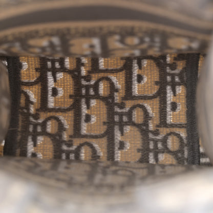 Christian Dior Oblique Mini Book Tote Phone Bag Grey 5 of 10