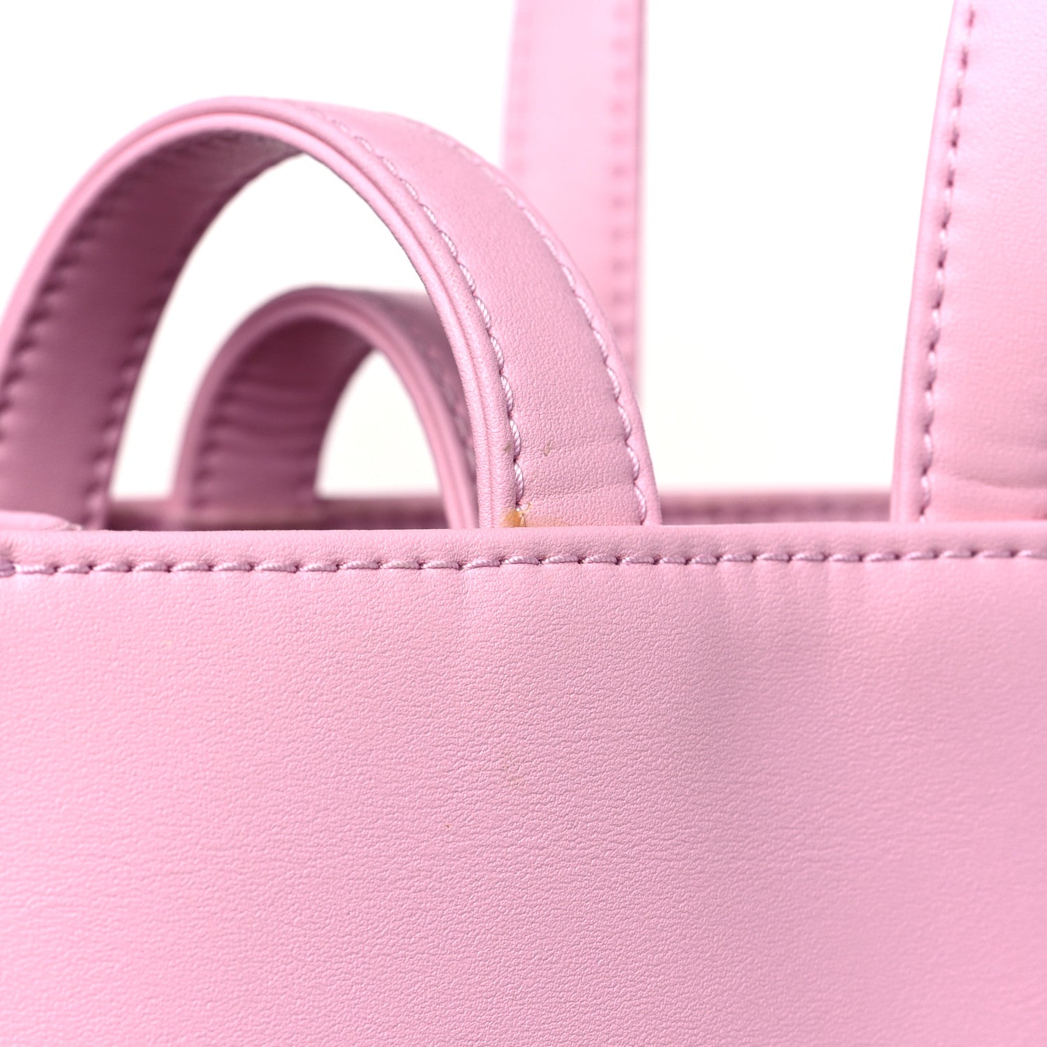 Telfar Vegan Leather Medium Shopping Bag Bubblegum 9 of 10